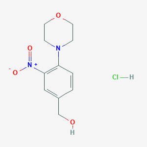 (4-Morpholino-3-nitrophenyl)methanol hydrochloride - 300665-23-0