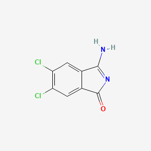 5,6-Dichloro-3-iminoisoindolin-1-one - 35190-38-6