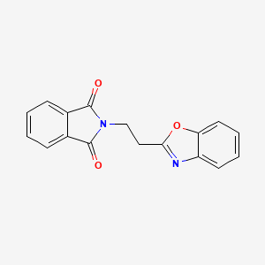 2-[2-(1,3-benzoxazol-2-yl)ethyl]-1H-isoindole-1,3(2H)-dione - 623553-27-5