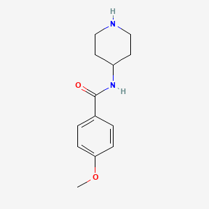 4-Methoxy-N-piperidin-4-yl-benzamide - 75484-41-2
