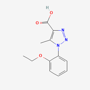 1-(2-Ethoxy-phenyl)-5-methyl-1H-[1,2,3]triazole-4-carboxylic acid - 883538-73-6