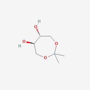 (5R,6R)-2,2-Dimethyl-1,3-dioxepane-5,6-diol - 1151512-26-3