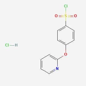 4-(Pyridin-2-yloxy)benzene-1-sulfonyl chloride hydrochloride - 1170110-04-9