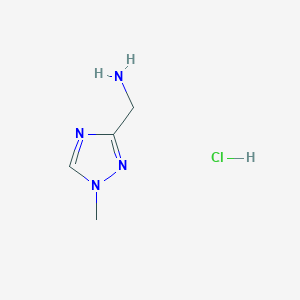 (1-methyl-1H-1,2,4-triazol-3-yl)methanamine hydrochloride - 215871-44-6