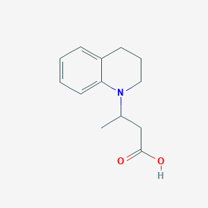 3-(1,2,3,4-Tetrahydroquinolin-1-yl)butanoic acid - 1153828-45-5
