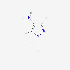 1-tert-butyl-3,5-dimethyl-1H-pyrazol-4-amine - 1153040-92-6