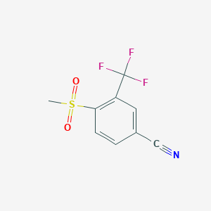 4-(Methylsulfonyl)-3-(trifluoromethyl)benzonitrile - 904311-38-2