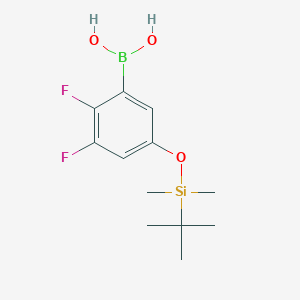 5-(t-Butyldimethylsilyloxy)-2,3-difluorophenylboronic acid - 1150114-45-6