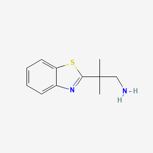[2-(1,3-Benzothiazol-2-yl)-2-methylpropyl]amine dihydrochloride - 1211511-65-7