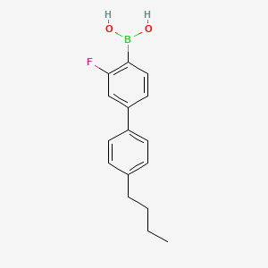(4'-Butyl-3-fluoro-[1,1'-biphenyl]-4-yl)boronic acid - 1400809-84-8