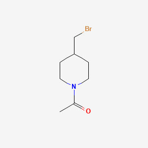 1-(4-Bromomethyl-piperidin-1-yl)-ethanone - 912482-43-0