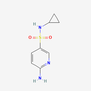 6-amino-N-cyclopropylpyridine-3-sulfonamide - 1248927-92-5