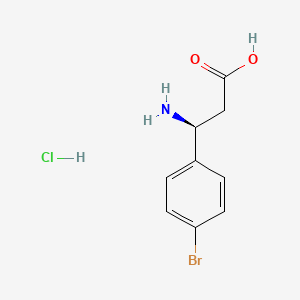 (3S)-3-amino-3-(4-bromophenyl)propanoic acid hydrochloride - 930769-56-5