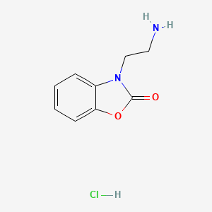 3-(2-Aminoethyl)-2,3-dihydro-1,3-benzoxazol-2-one hydrochloride - 1258640-03-7