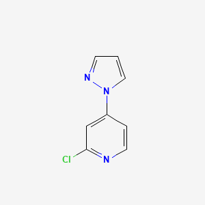 2-chloro-4-(1H-pyrazol-1-yl)pyridine - 1209459-70-0