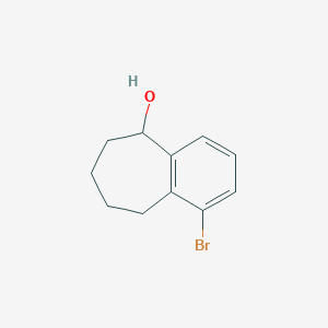 1-bromo-6,7,8,9-tetrahydro-5H-benzo[7]annulen-5-ol - 1221135-07-4