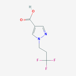 1-(3,3,3-trifluoropropyl)-1H-pyrazole-4-carboxylic acid - 1342402-27-0