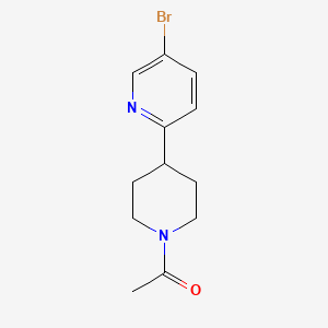 1-(4-(5-Bromopyridin-2-yl)piperidin-1-yl)ethanone - 1316221-39-2