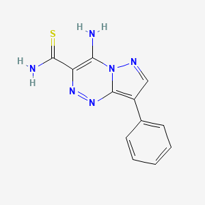 4-Amino-8-phenylpyrazolo[5,1-c][1,2,4]triazine-3-carbothioamide - 1374509-52-0