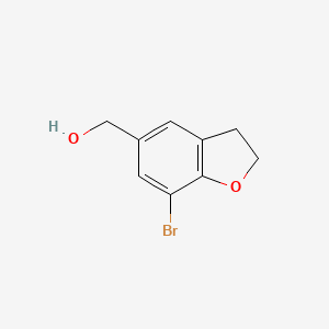 (7-Bromo-2,3-dihydro-1-benzofuran-5-yl)methanol - 501430-83-7