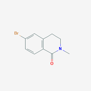 6-Bromo-2-methyl-3,4-dihydroisoquinolin-1(2H)-one - 724422-42-8
