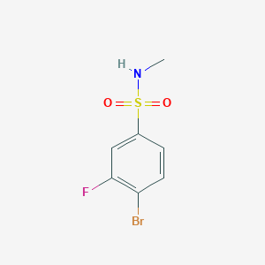 4-bromo-3-fluoro-N-methylbenzenesulfonamide - 1055995-78-2