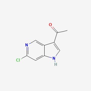 1-(6-Chloro-1H-pyrrolo[3,2-c]pyridin-3-yl)ethanone - 1260381-71-2