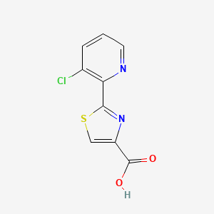 2-(3-Chloropyridin-2-yl)-1,3-thiazole-4-carboxylic acid - 1427378-95-7