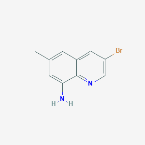 3-Bromo-6-methylquinolin-8-amine - 858467-30-8