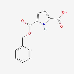 1H-Pyrrole-2,5-dicarboxylic acid, mono(phenylmethyl) ester - 848352-99-8
