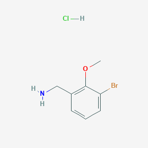 (3-Bromo-2-methoxyphenyl)methanamine hydrochloride - 1375997-08-2