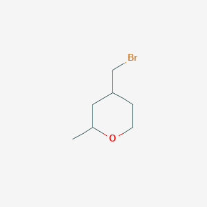 4-(Bromomethyl)-2-methyloxane - 1542548-50-4