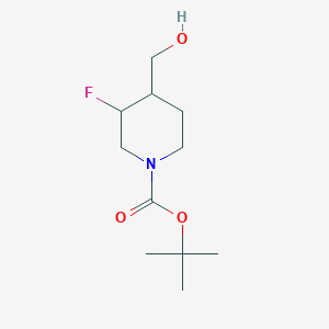 Tert-butyl 3-fluoro-4-(hydroxymethyl)piperidine-1-carboxylate - 1303973-77-4