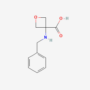 3-(Benzylamino)oxetane-3-carboxylic acid - 1159738-31-4