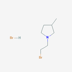 1-(2-Bromoethyl)-3-methylpyrrolidine hydrobromide - 1384428-77-6