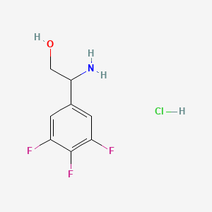 2-Amino-2-(3,4,5-trifluorophenyl)ethan-1-ol hydrochloride - 1423034-14-3