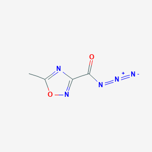 5-Methyl-1,2,4-oxadiazole-3-carbonyl azide - 1423029-02-0