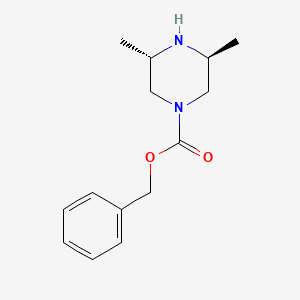 benzyl (3S,5S)-3,5-dimethylpiperazine-1-carboxylate - 874279-60-4