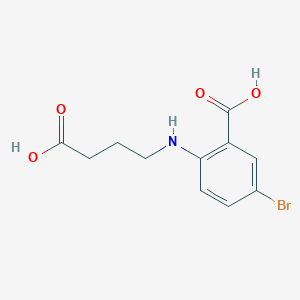 5-Bromo-2-[(3-carboxypropyl)amino]benzoic acid - 1393441-79-6