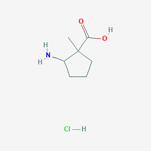 2-Amino-1-methylcyclopentane-1-carboxylic acid hydrochloride - 1423024-83-2