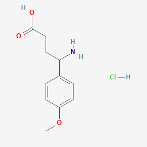 4-Amino-4-(4-methoxyphenyl)butanoic acid hydrochloride - 1423029-69-9