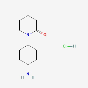 1-(4-Aminocyclohexyl)piperidin-2-one hydrochloride - 1432681-09-8