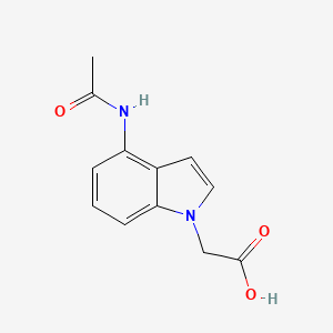2-(4-acetamido-1H-indol-1-yl)acetic acid - 1573548-32-9