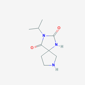 3-(Propan-2-yl)-1,3,7-triazaspiro[4.4]nonane-2,4-dione - 1423026-28-1