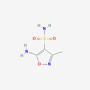 5-Amino-3-methyl-1,2-oxazole-4-sulfonamide - 1384431-08-6