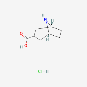exo-8-Azabicyclo[3.2.1]octane-3-carboxylic acid hydrochloride - 68322-48-5