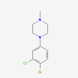 1-(4-Bromo-3-chlorophenyl)-4-methylpiperazine - 1426958-37-3