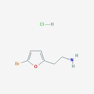 2-(5-Bromofuran-2-yl)ethan-1-amine hydrochloride - 1394659-08-5