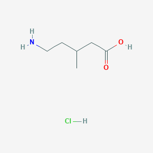 5-Amino-3-methylpentanoic acid hydrochloride - 1394771-79-9