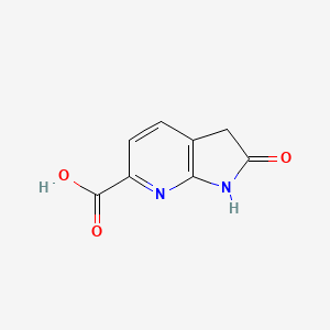2-Oxo-3,7-dihydro-2h-pyrrolo[2,3-b]pyridine-6-carboxylic acid - 1260382-42-0